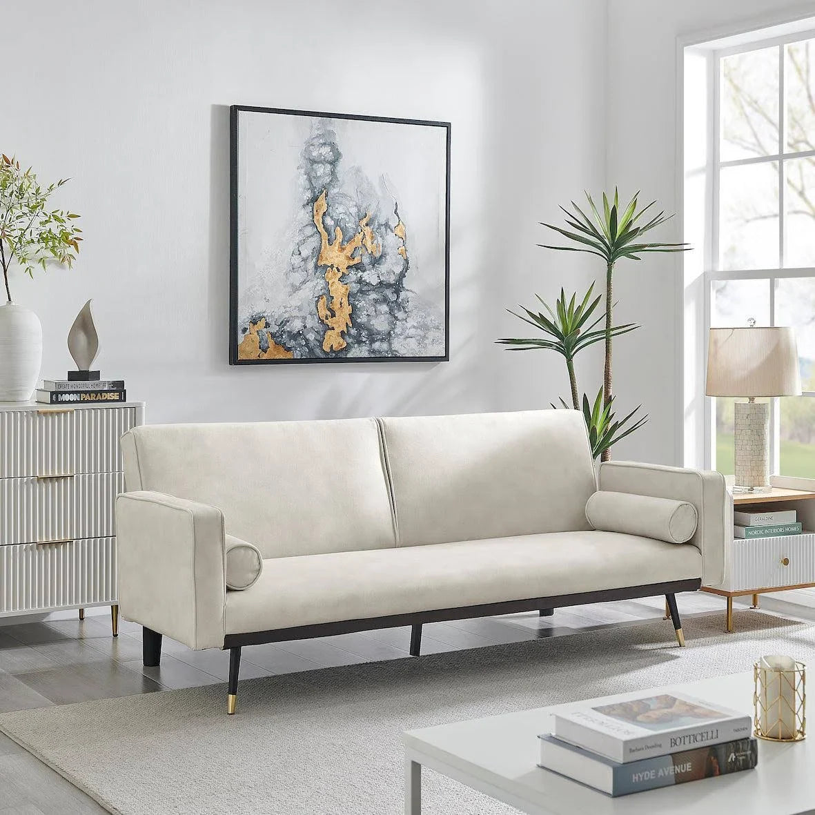 Gerner 3 Seater Upholstered Sofa