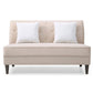 2 Seater Armless Velvet Sofa – Zavior Furniture Dubai