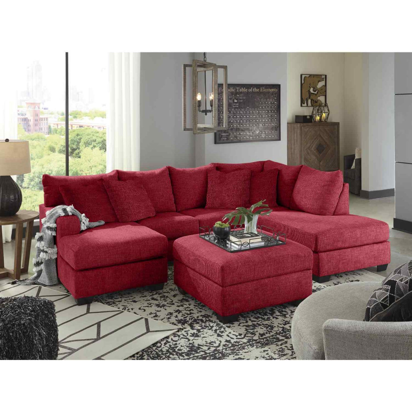 5-Piece Large Upholstered Corner Sofa in Dubai – Zavior Furniture
