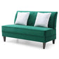 2 Seater Armless Velvet Sofa – Zavior Furniture Dubai