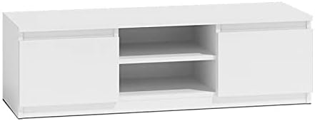 Modern 2-Door Cabinet TV Console Stand – Zavior Furniture Dubai