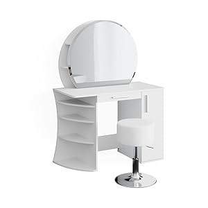 Zaviour Furniture Dressing Table with Mirror