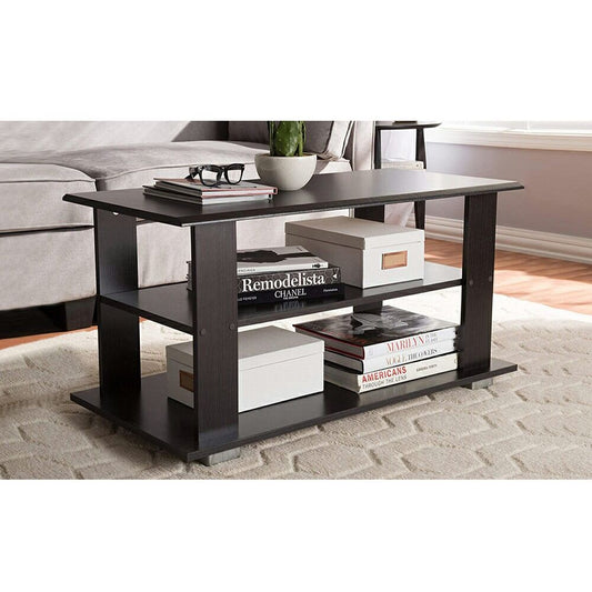 Modern 3-Tier Coffee Table with Storage – Zavior Furniture Dubai