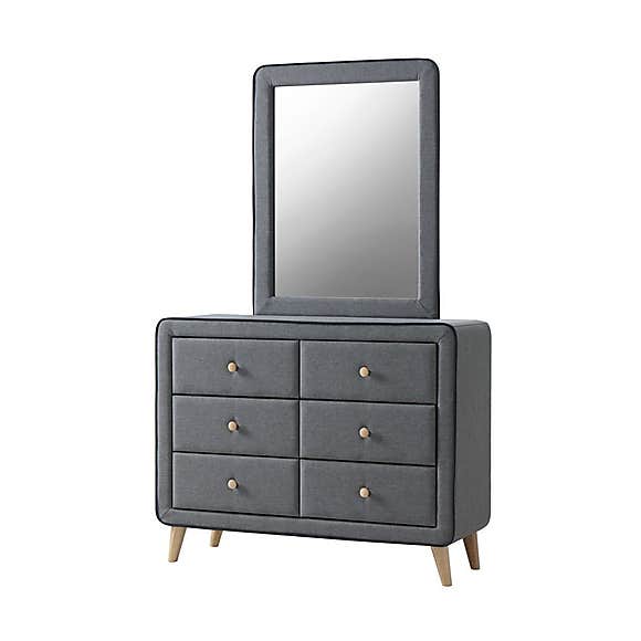 Zaviour Furniture 6 Drawer Dressing Table