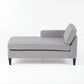 Crowning shield 2 piece Chaise Daybed