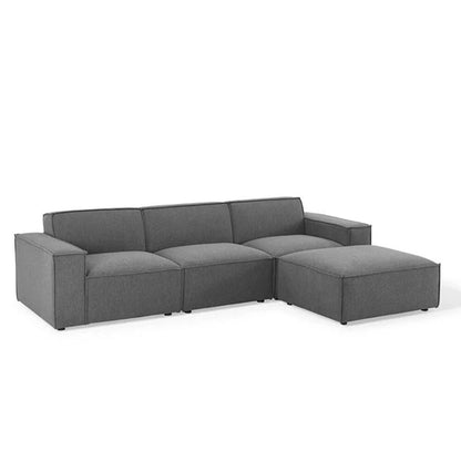 Luxurious 4 Piece Fabric Sectional Sofa for Ultimate Comfort and Style