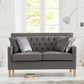 Button Tufted Traditional Sofa Set - Stylish, Durable & Comfortable (3 Sizes, 5 Color Options)