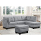 Modular Sectional Sofa with Chaise Lounge and Ottoman