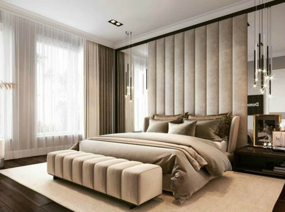 Channel Tufted Wall Panel Headboard Bed – Customizable Elegance for Any Space