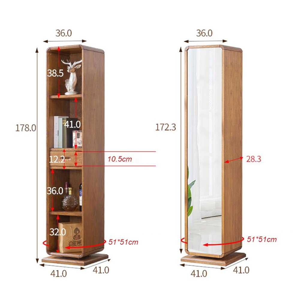 Rotating Mirrored Cabinet