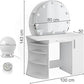 Zaviour Furniture Dressing Table with Mirror