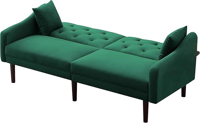 Malek Velvet Square Arm Sofa