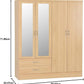 Sayville 4 Door Wardrobe