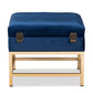 Aliana Luxe Velvet Storage Ottoman