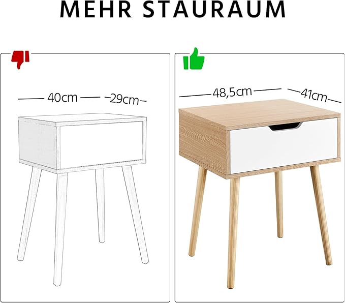 Single Drawer Night Stand