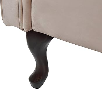 Vintage Upholstered Chaise Lounge