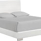 Felicity Bedroom Set with LED Lighting Glossy White