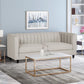 Contemporary Channel Stitched 3 Seater Sofa