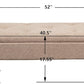 Storage Ottoman Bench with Arms Upholstered Tufted Storage Bench for Bedroom Entryway Bench Footstool with Large Storage