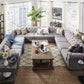 Chesterfield 11-Seat U-Shaped Sectional Sofa - Luxury Seating for Dubai Homes