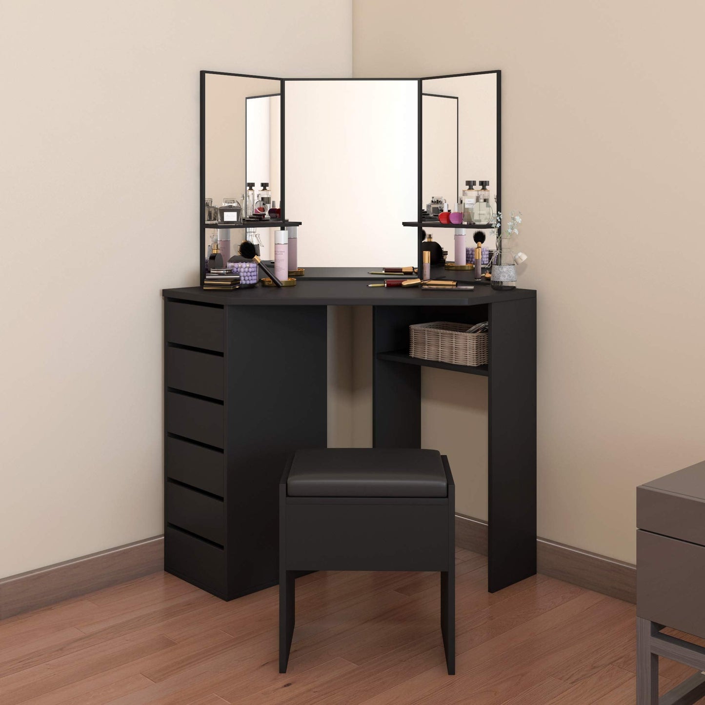 Jion Mirrored Dressing Table