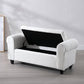 AVAWING Storage Ottoman Bench Leather Upholstered Ottoman with Arm