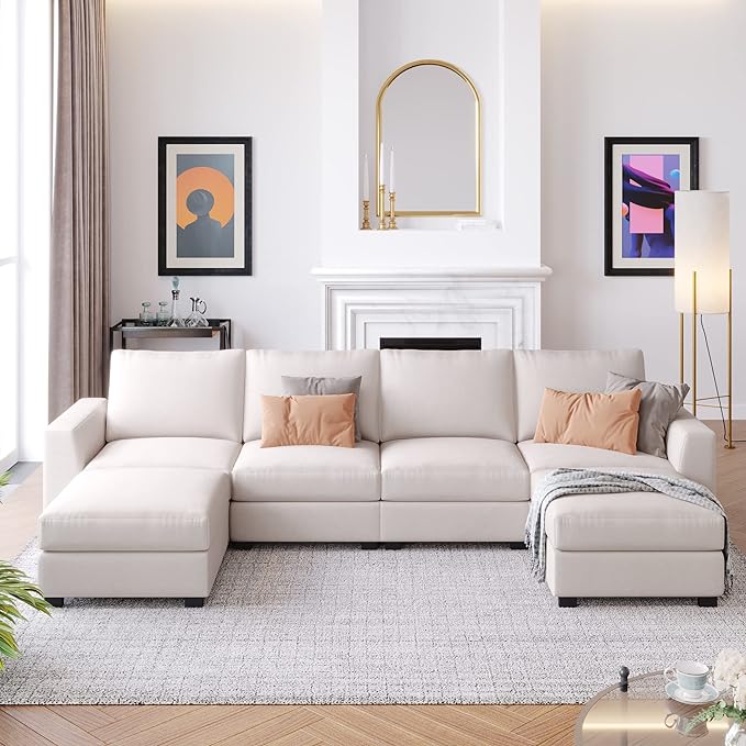 Lounge 3-Piece Double Chaise Sectional Sofa – Perfect for Ultimate Comfort and Style
