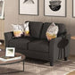 Living Room Polyester-blend 3 Pieces Sofa Set