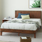 Espresso Solid Wood Plat Form Bed