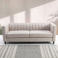 Contemporary Channel Stitched 3 Seater Sofa