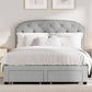 Pogradec Tufted Storage Bed