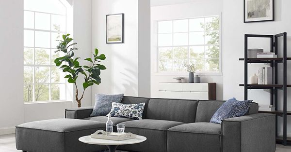Luxurious 4 Piece Fabric Sectional Sofa for Ultimate Comfort and Style