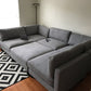 Luxurious 6-Piece Modular Sectional Sofa with Ottoman – Comfortable, Customizable & Stylish for Your Living Room