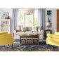 Aadhya Rolled Arm Mid-Century Loveseat Sofa