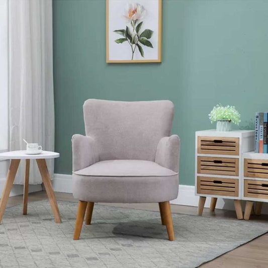 Abbeville Accent Chair – Tub Chair with Wooden Legs