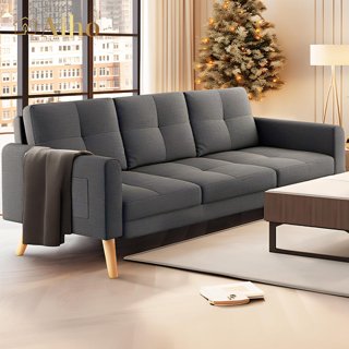 3-Seater Recliner Sofa Bed with Pillows – Zavior Furniture Dubai