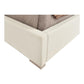 Modern Glamorous Wall Panel Bed Dubai – Charcoal Upholstered Elegance