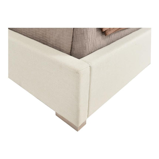 Modern Glamorous Wall Panel Bed Dubai – Charcoal Upholstered Elegance
