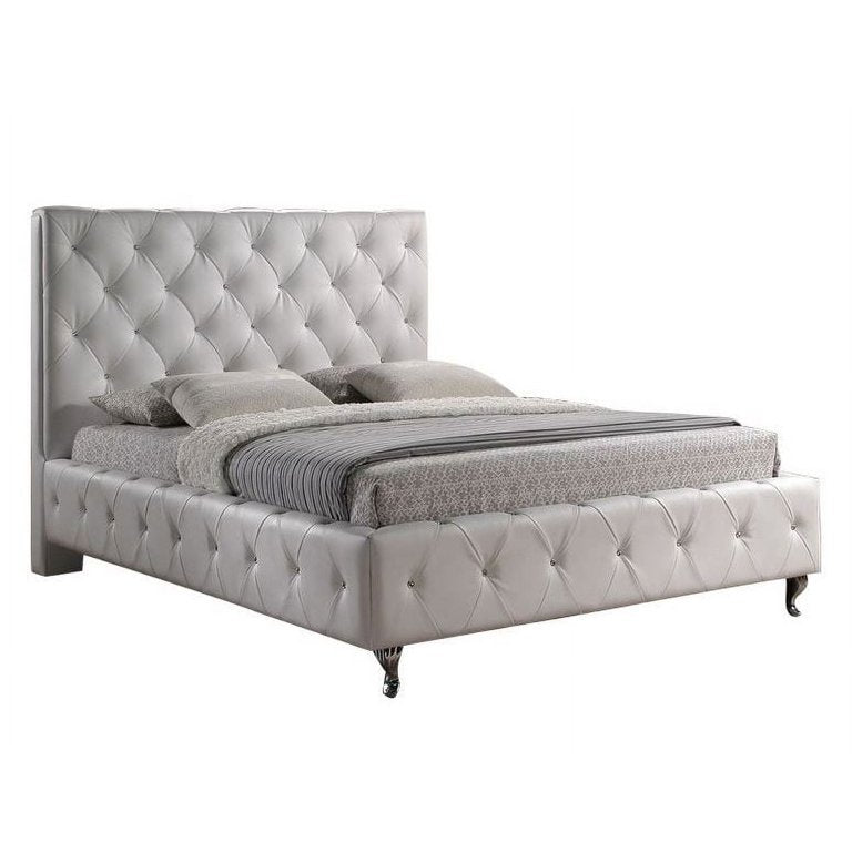 Tufted Low Profile Bed