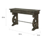 Bellamy Traditional Weathered Peppercorn Storage Console Table - Elegant & Functional Design for Your Entryway