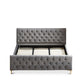 Tufted Low Profile Bed