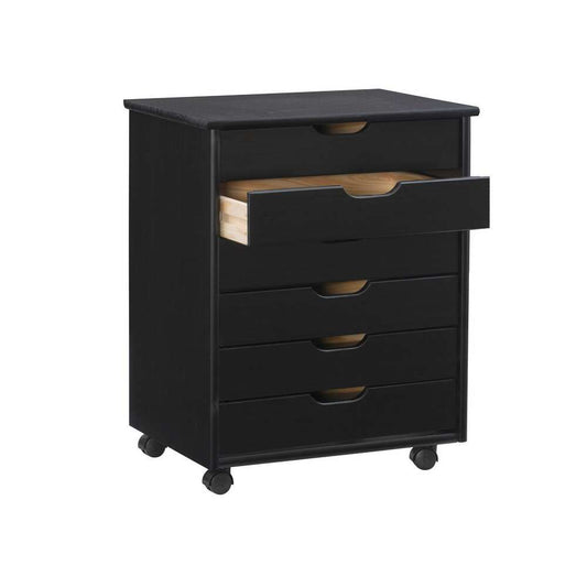 Bridgton 6-Drawer Wide Rolling Storage Chest Cart for Versatile Organization