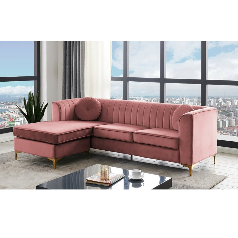 Transform Your Living Space with the Luxurious Cargill Wide Velvet Modular Sofa & Chaise – 7