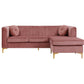 Transform Your Living Space with the Luxurious Cargill Wide Velvet Modular Sofa & Chaise – 7
