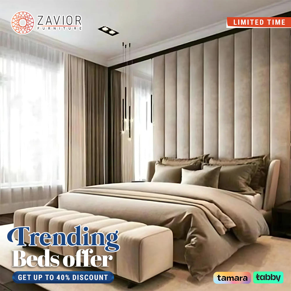 Channel Tufted Wall Panel Headboard Bed – Customizable Elegance for Any Space