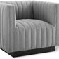 Channel Tufted Armchair