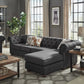 Luxury linen sofa with chaise Dubai
