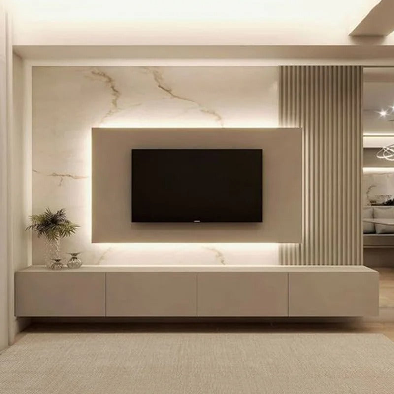 Classy 240cm TV Cabinet with light – Zavior Furniture.