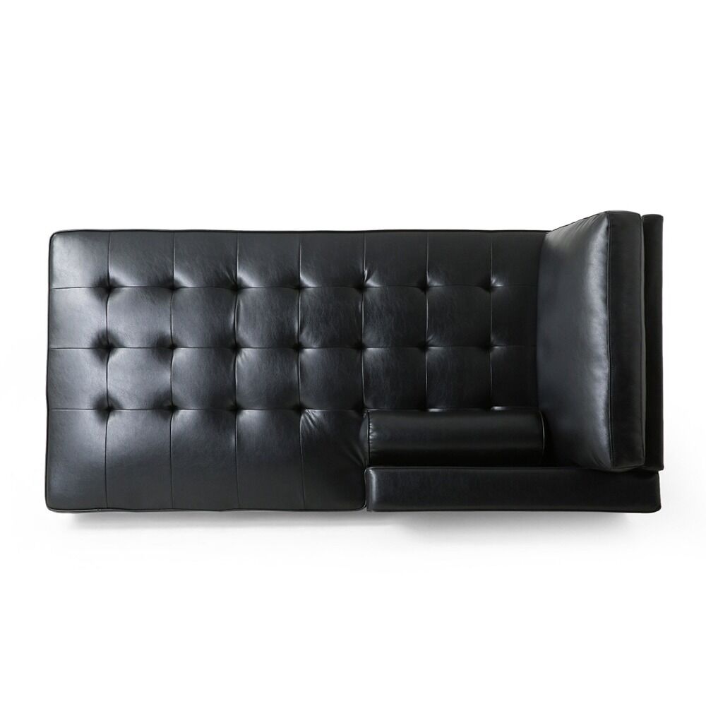 Stunning Contemporary Tufted Upholstered Chaise Sectional – 4-Piece Luxury for Your Living Room