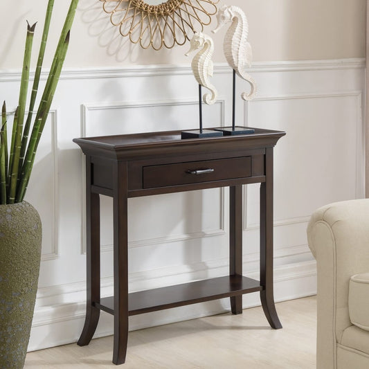 Copper Grove Dillberry Solid Wood Cherry Console Table – Elegant Console Table for Dubai Homes